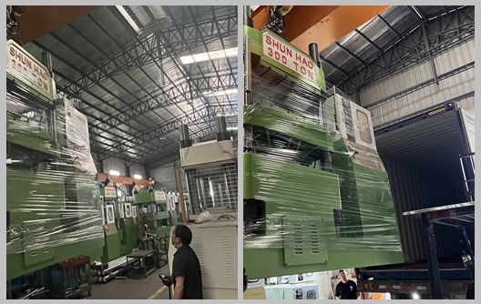 Usine Shunhao : expédition d'une machine à vaisselle en mélamine de 300 tonnes