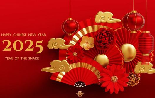 Avis de vacances du Nouvel An chinois 2025