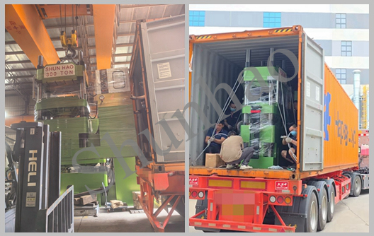Machines de moulage de mélamine Shunhao 200 tonnes et 300 tonnes : Livraison sans encombre