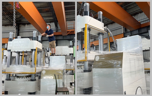 Nouvelle livraison : Machines de moulage hydrauliques sur mesure de 600 tonnes pour la production de mélamine