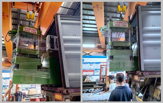 Shunhao nouvelle expédition de machines de compression de vaisselle en mélamine de 200 tonnes