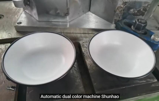 Vaisselle en mélamine 2 couleurs facile à fabriquer à Shunhao
